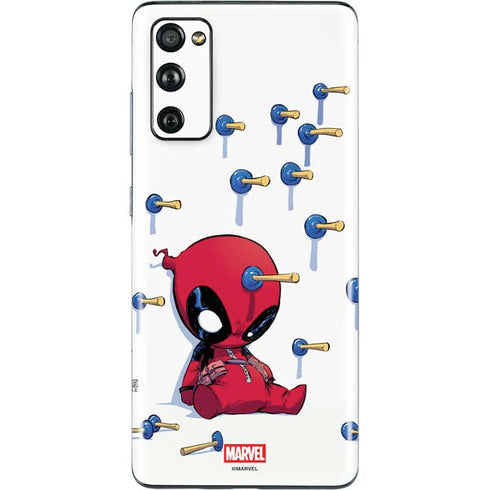 Marvel Deadpool Babypool Playing Galaxy S20 Fan Edition Skin