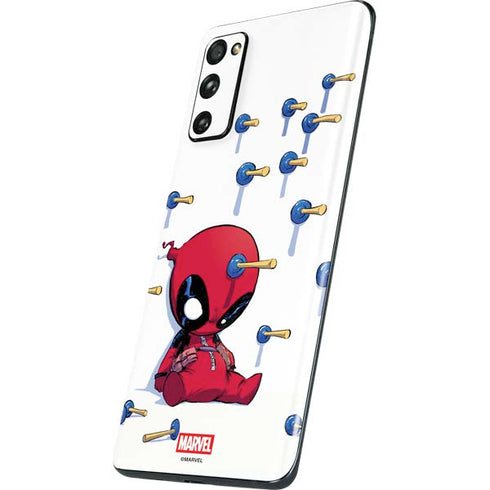 Marvel Deadpool Babypool Playing Galaxy S20 Fan Edition Skin
