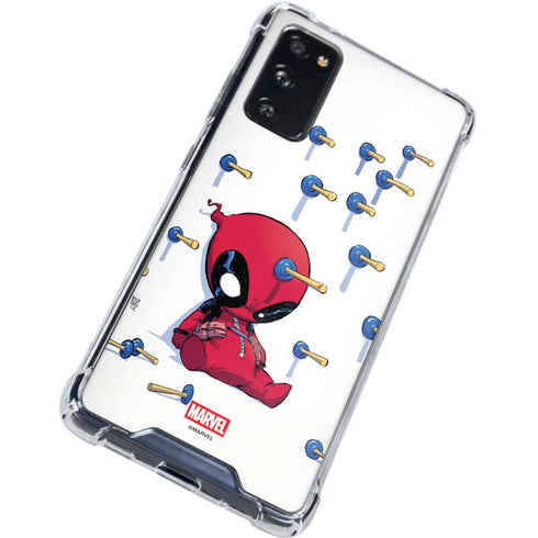 Marvel Deadpool Babypool Playing Galaxy S20 FE Clear Case