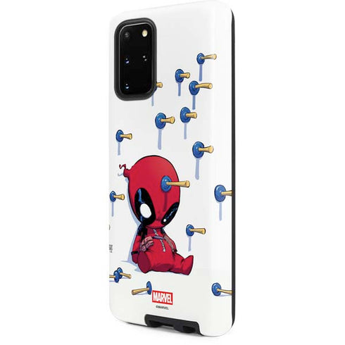 Marvel Deadpool Babypool Playing Galaxy S20 Plus Pro Case