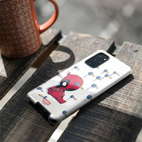 Marvel Deadpool Babypool Playing Galaxy S20 Plus Pro Case