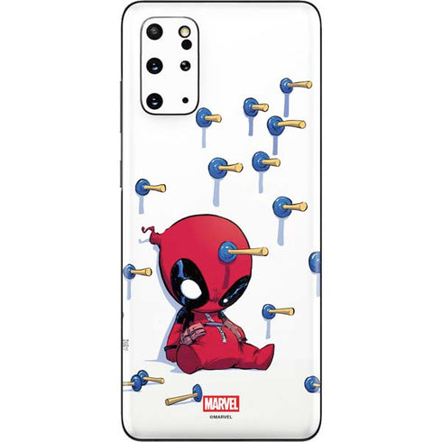 Marvel Deadpool Babypool Playing Galaxy S20 Plus Skin