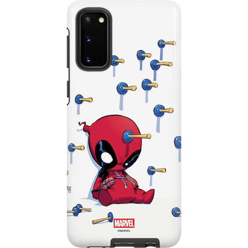 Marvel Deadpool Babypool Playing Galaxy S20 Pro Case