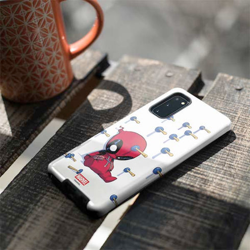 Marvel Deadpool Babypool Playing Galaxy S20 Pro Case