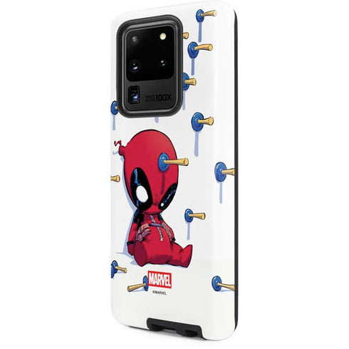 Marvel Deadpool Babypool Playing Galaxy S20 Ultra 5G Pro Case