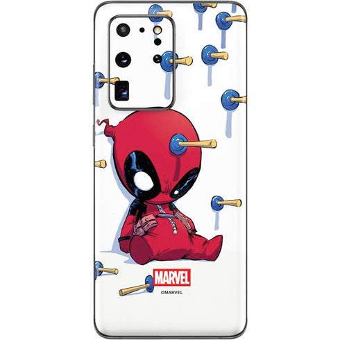 Marvel Deadpool Babypool Playing Galaxy S20 Ultra 5G Skin