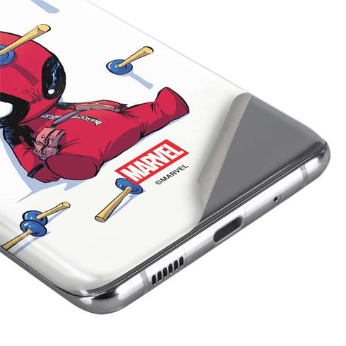 Marvel Deadpool Babypool Playing Galaxy S20 Ultra 5G Skin