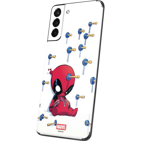 Marvel Deadpool Babypool Playing Galaxy S21 5G Skin