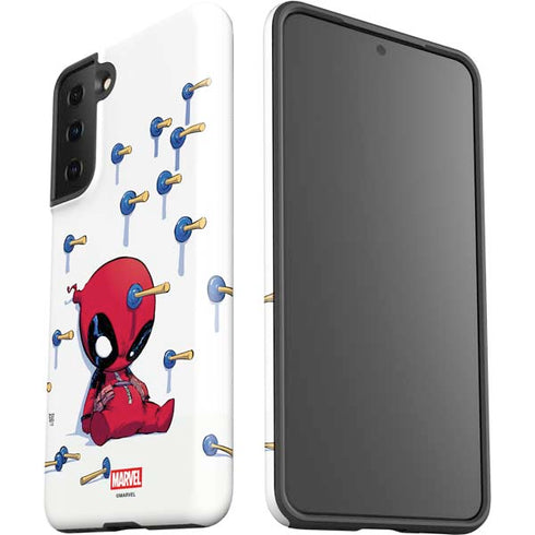 Marvel Deadpool Babypool Playing Galaxy S21 Plus 5G Pro Case