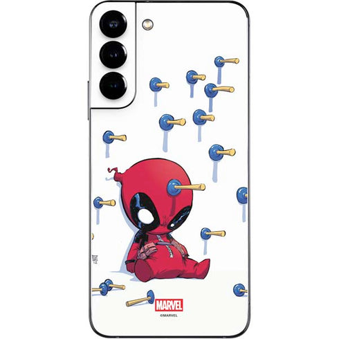 Marvel Deadpool Babypool Playing Galaxy S22 Plus Skin