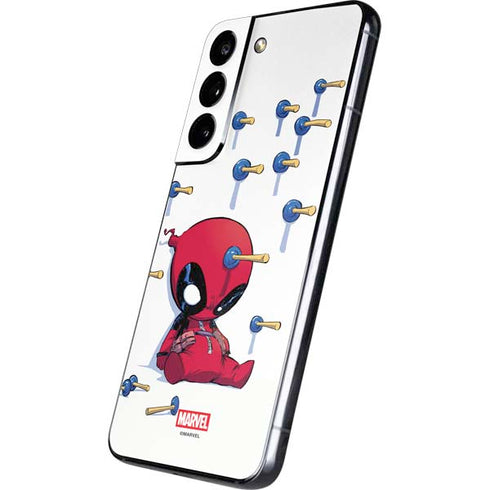 Marvel Deadpool Babypool Playing Galaxy S22 Plus Skin