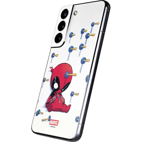 Marvel Deadpool Babypool Playing Galaxy S22 Skin