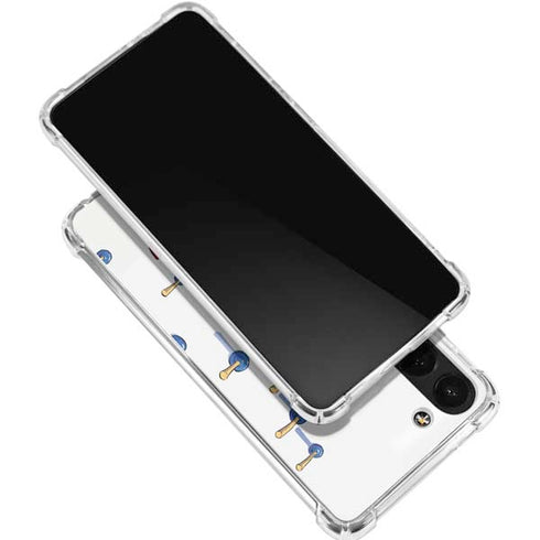 Marvel Deadpool Babypool Playing Galaxy S23 Plus Clear Case
