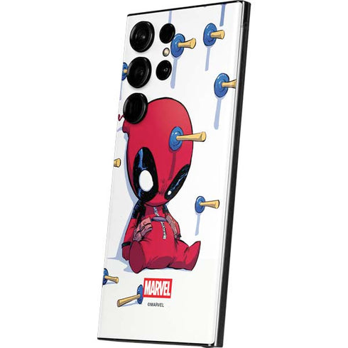 Marvel Deadpool Babypool Playing Galaxy Skins