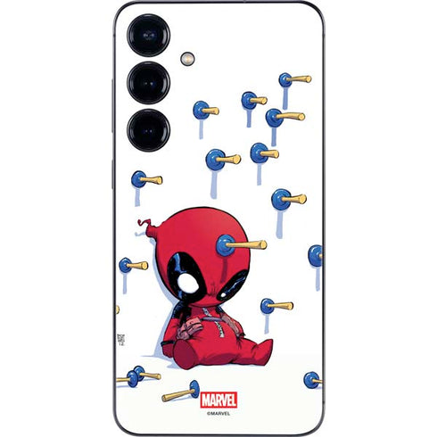 Marvel Deadpool Babypool Playing Galaxy S24 Plus Skin