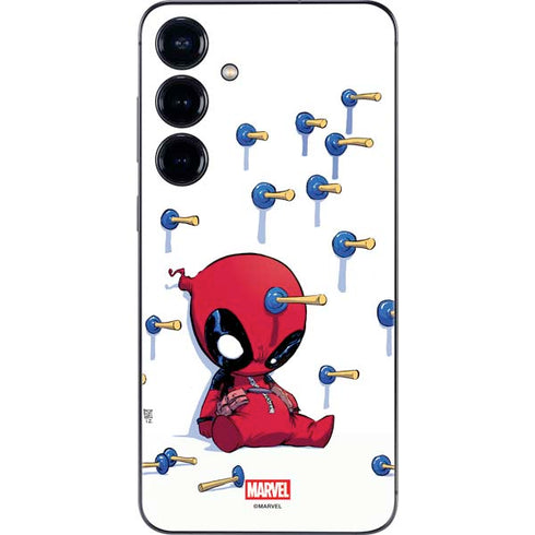 Marvel Deadpool Babypool Playing Galaxy S24 Skin