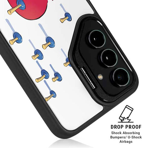Marvel Deadpool Babypool Playing Galaxy S25 FE Kickstand Case