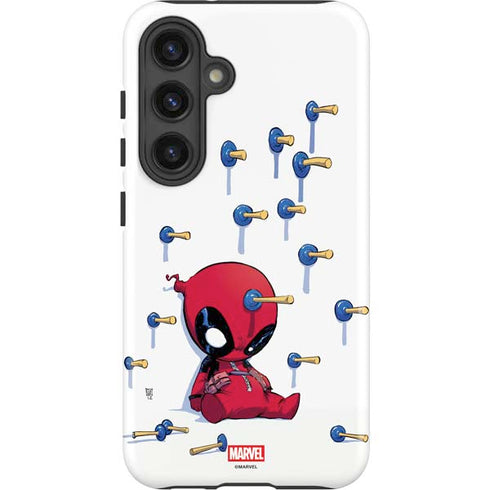 Marvel Deadpool Babypool Playing Galaxy S25 Impact Case