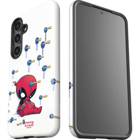 Marvel Deadpool Babypool Playing Galaxy S25 Plus Impact Case