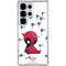Marvel Deadpool Babypool Playing Galaxy S25 Ultra Clear Case