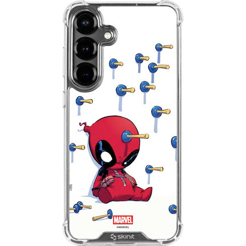 Marvel Deadpool Babypool Playing Galaxy S26 Plus Clear Case