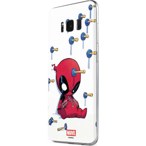 Marvel Deadpool Babypool Playing Galaxy S8 Skin