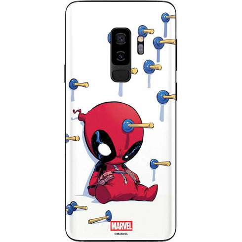 Marvel Deadpool Babypool Playing Galaxy S9 Plus Skin