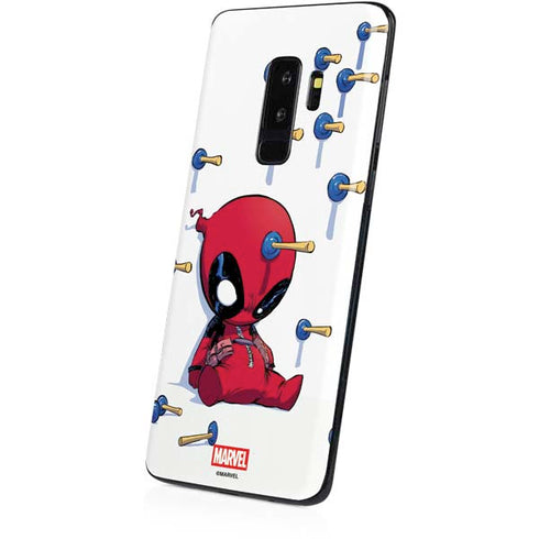 Marvel Deadpool Babypool Playing Galaxy S9 Plus Skin