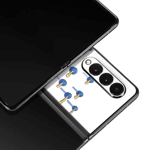 Marvel Deadpool Babypool Playing Galaxy Z Fold3 5G Skin