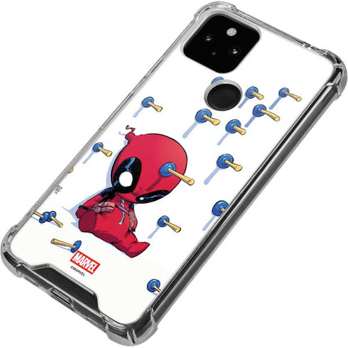 Marvel Deadpool Babypool Playing Google Pixel 4a 5G Clear Case