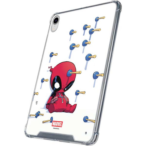 Marvel Deadpool Babypool Playing iPad 11th Gen (2025) Clear Case