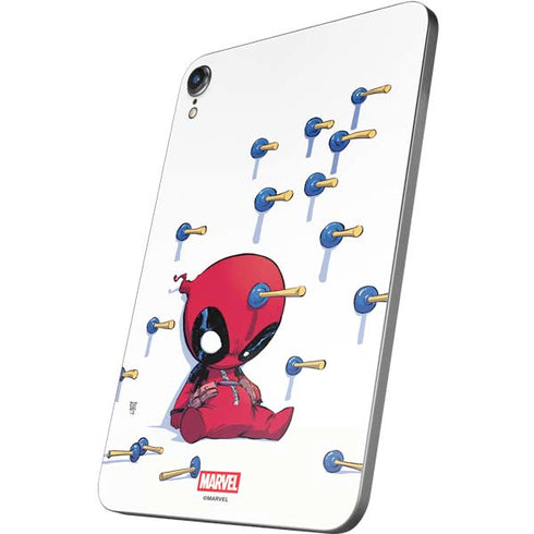 Marvel Deadpool Babypool Playing Apple iPad Mini Skin