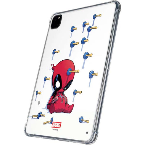 Marvel Deadpool Babypool Playing iPad Pro 11in (2024) Clear Case