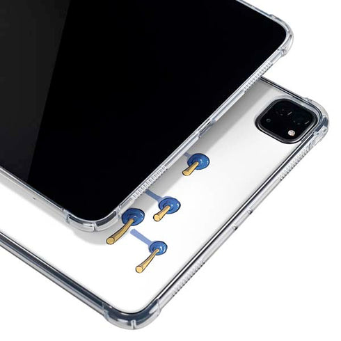 Marvel Deadpool Babypool Playing iPad Pro 12.9in (2020) Clear Case