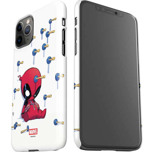 Marvel Deadpool Babypool Playing iPhone 11 Pro Lite Case
