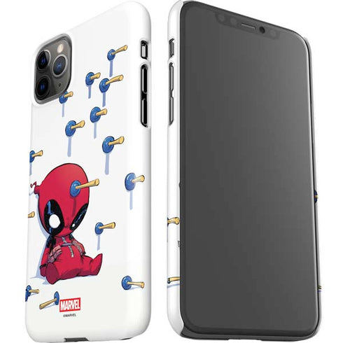 Marvel Deadpool Babypool Playing iPhone 11 Pro Max Lite Case