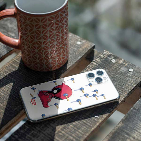 Marvel Deadpool Babypool Playing iPhone 11 Pro Skin