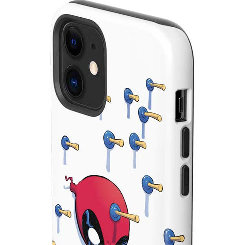 Marvel Deadpool Babypool Playing iPhone 12 Impact Case