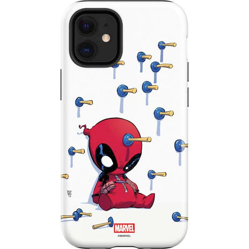 Marvel Deadpool Babypool Playing iPhone 12 Mini Impact Case