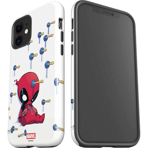 Marvel Deadpool Babypool Playing iPhone 12 Mini Impact Case