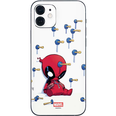 Marvel Deadpool Babypool Playing iPhone 12 Mini Skin