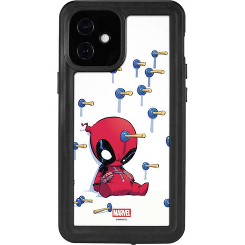 Marvel Deadpool Babypool Playing iPhone 12 Mini Waterproof Case