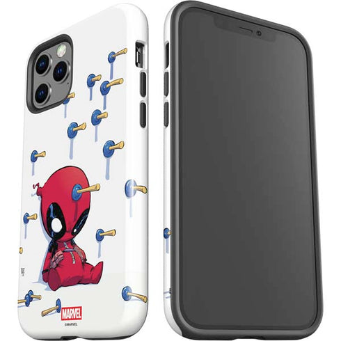 Marvel Deadpool Babypool Playing iPhone 12 Pro Impact Case