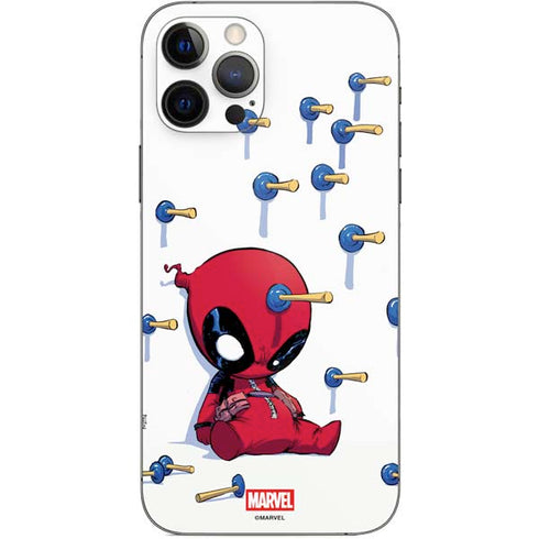 Marvel Deadpool Babypool Playing iPhone 12 Pro Skin