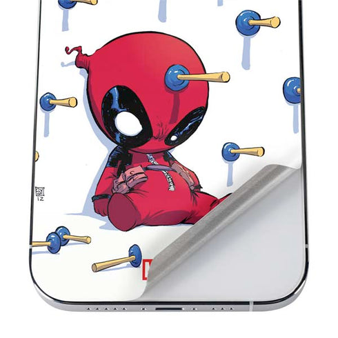 Marvel Deadpool Babypool Playing iPhone 12 Pro Skin