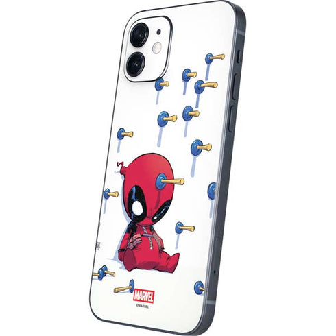 Marvel Deadpool Babypool Playing iPhone 12 Skin