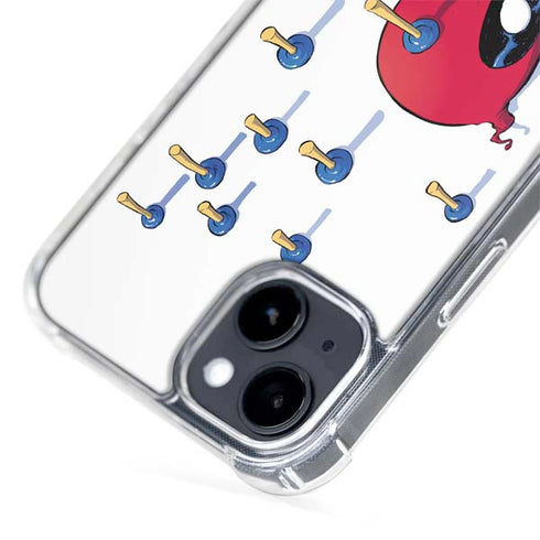 Marvel Deadpool Babypool Playing iPhone 13 MagSafe Case