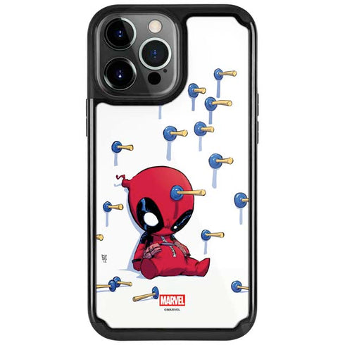 Marvel Deadpool Babypool Playing iPhone Cases