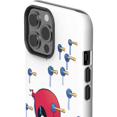 Marvel Deadpool Babypool Playing iPhone 13 Pro Max Impact Case