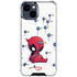 Marvel Deadpool Babypool Playing iPhone 14 Plus Clear Case